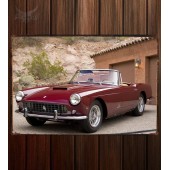 Металлическая табличка Ferrari 250 GT Cabriolet Serie II by Pininfarina